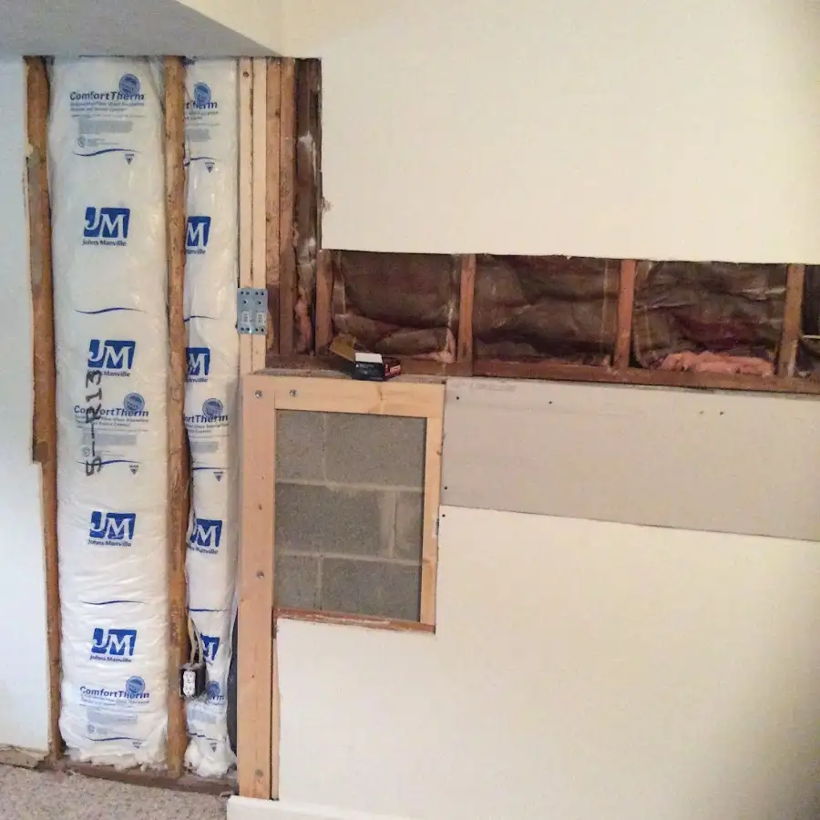 Wall insulation replacement during Structural Drying in Hillsboro